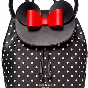 Kate spade Minnie Mouse back pack and wallet